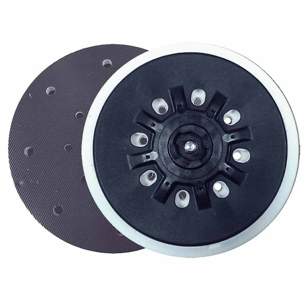 Superior Pads And Abrasives 6 Inch Dia 8 Vacuum Holes Hook & Loop Sanding Pad Festool OE No 498986 / 87 / 88 RSP41 - main